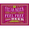 Freak Kriek Zero Point Three Feel free merry Cherry Beer logo