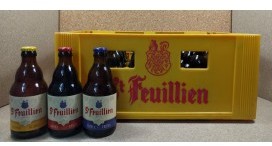 Photo of St Feuillien mixed crate (Blonde-Brune-Triple)