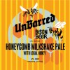 Unbarred x Bison Beer Honeycomb Milkshake Pale Ple with Local Loney logo