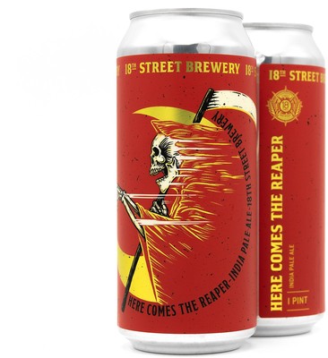 Photo of 18th Street Brewery Here Comes The Reaper IPA