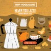 HOP HOOLIGANS – NEVER TOO LATTE logo
