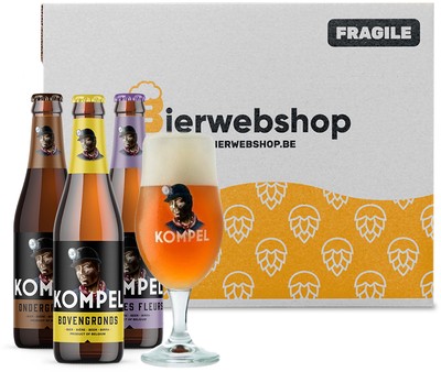 Photo of Kompel bierpakket met glas