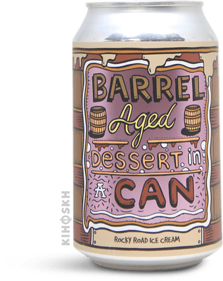Photo of Barrel Aged Dessert In A Can - Rocky Road Ice Cream