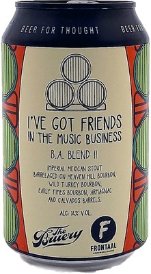 Photo of I've Got Friends In the Music Business B.A. Blend II Brouwerij Frontaal