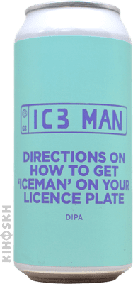 Photo of Directions On How To Get 'ICEMAN' On Your License Plate
